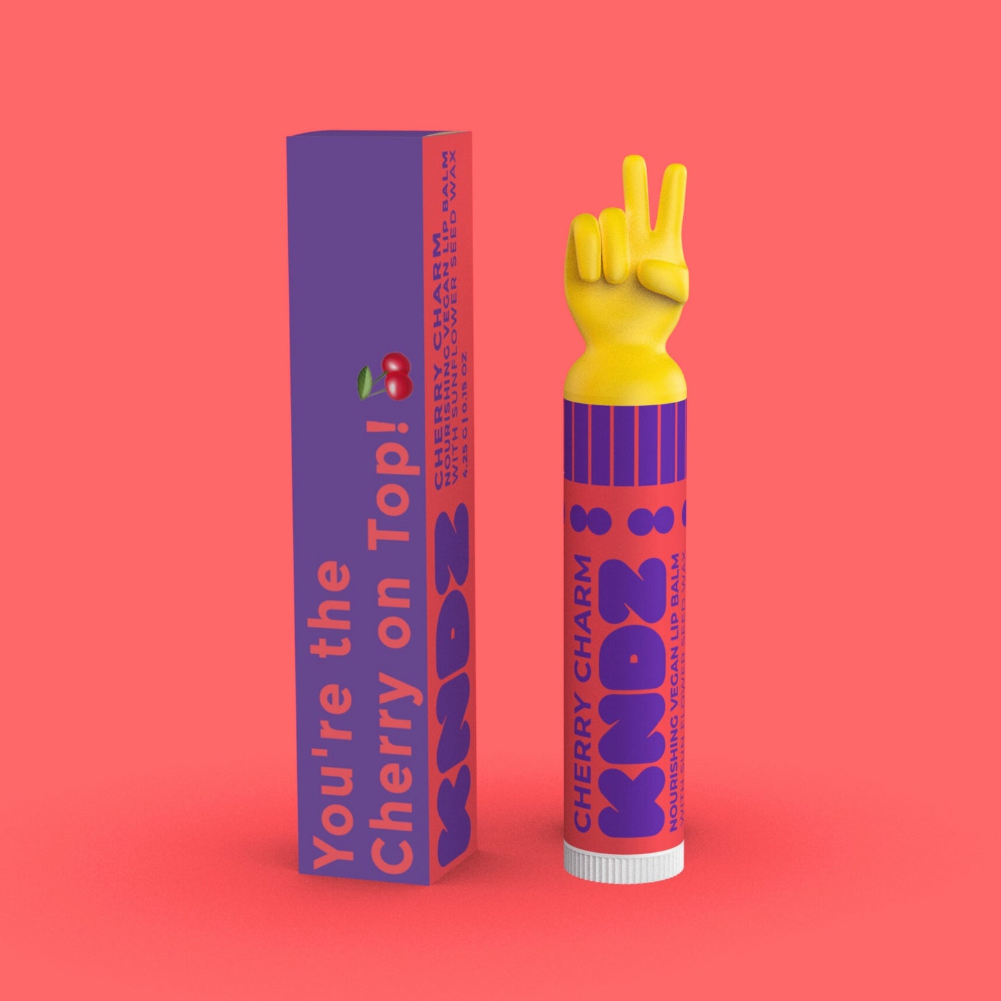 Cherry Charm Vegan Lip Balm