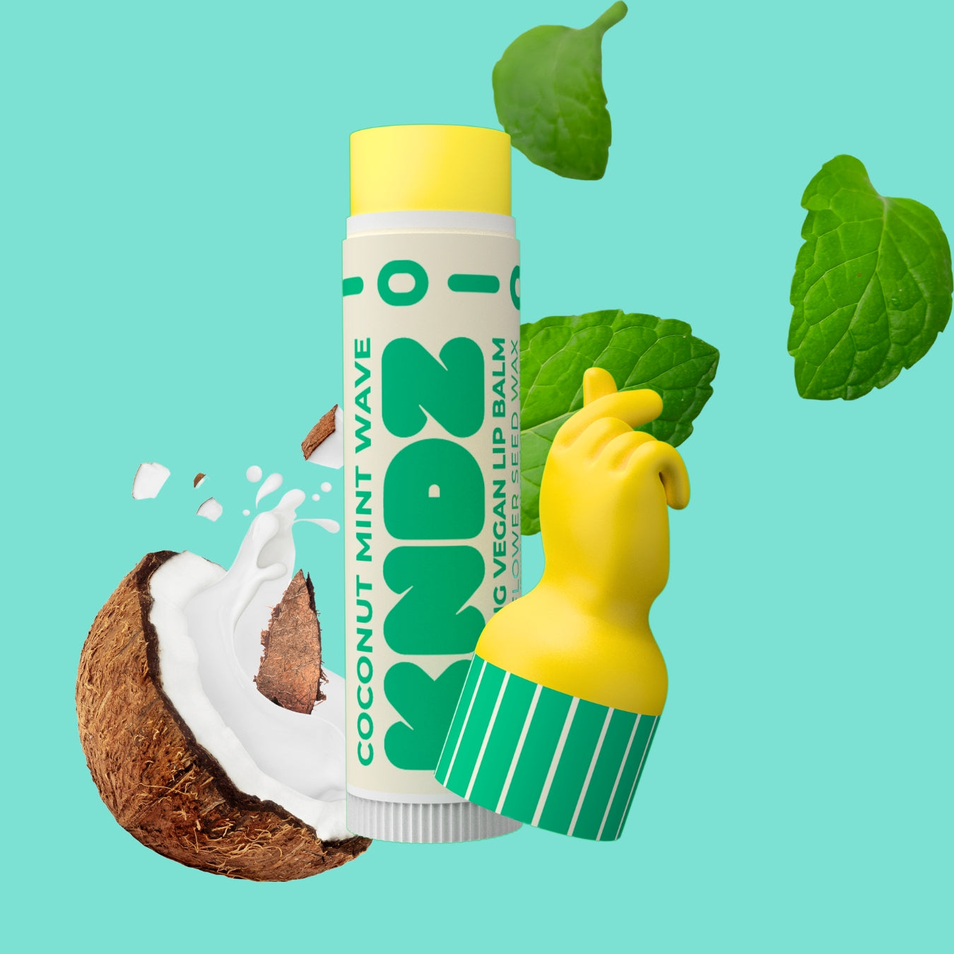 Coconut Mint Wave Vegan Lip Balm