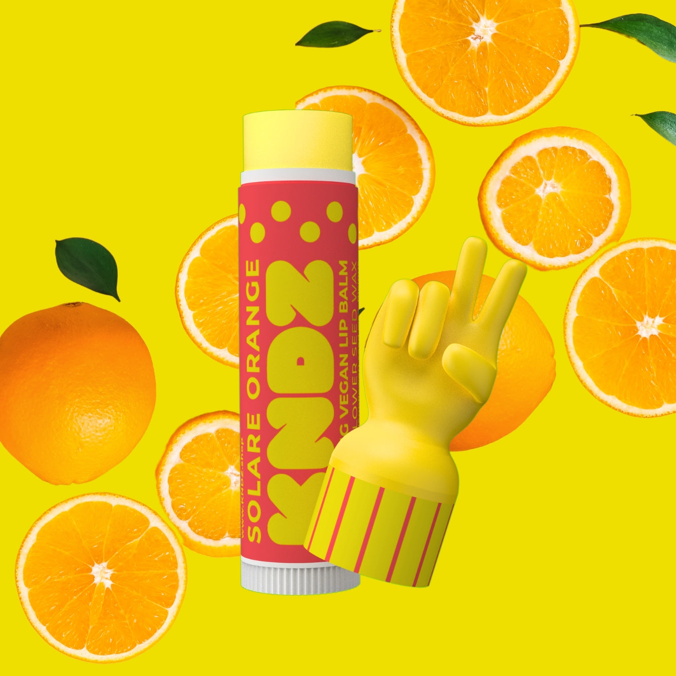 Solar Orange Vegan Lip Balm
