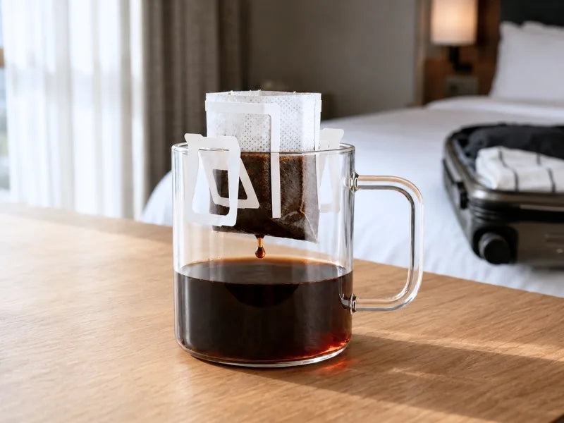A freshly brewed cup of KNDZ specialty coffee