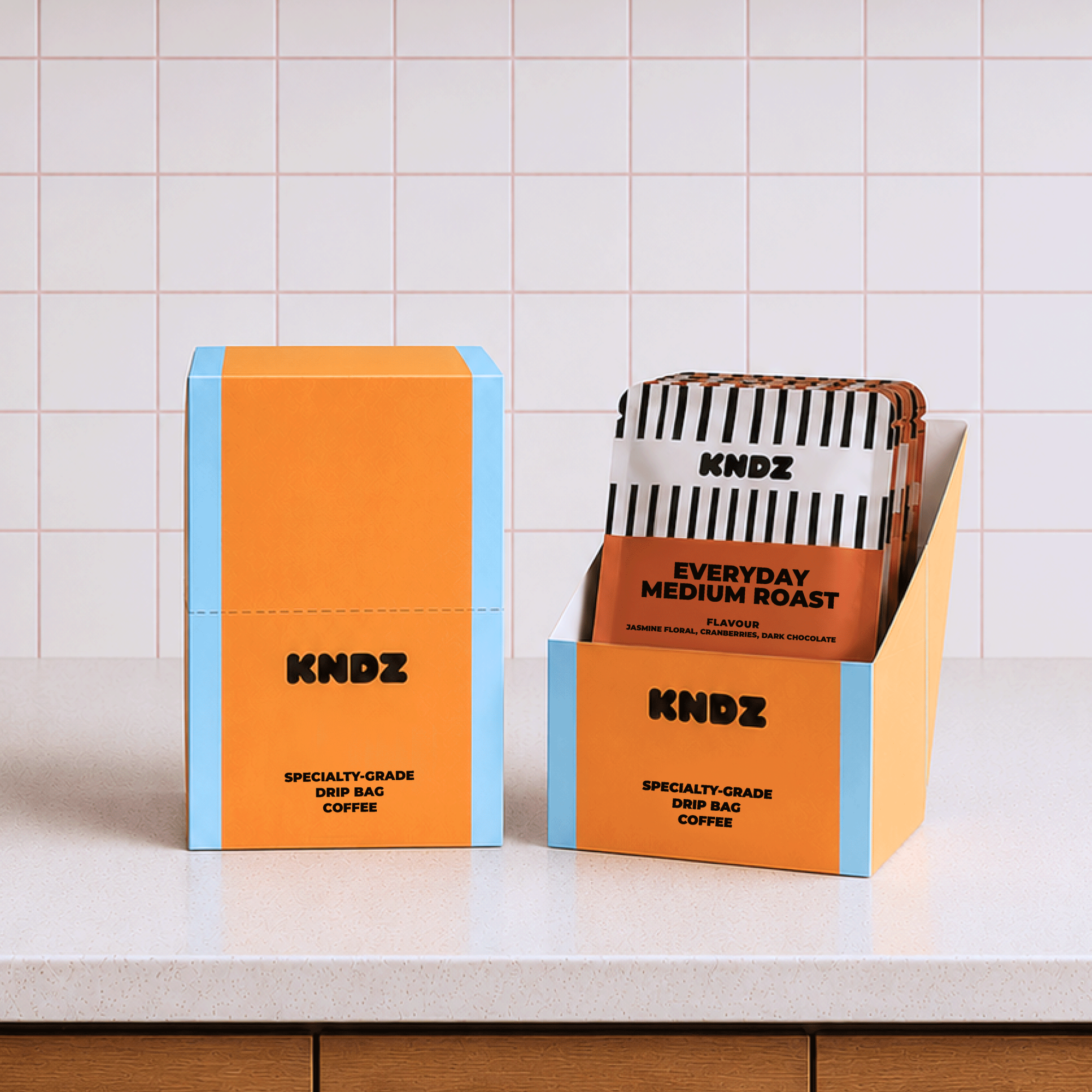 Drip bag coffee gift box with 7 different flavours