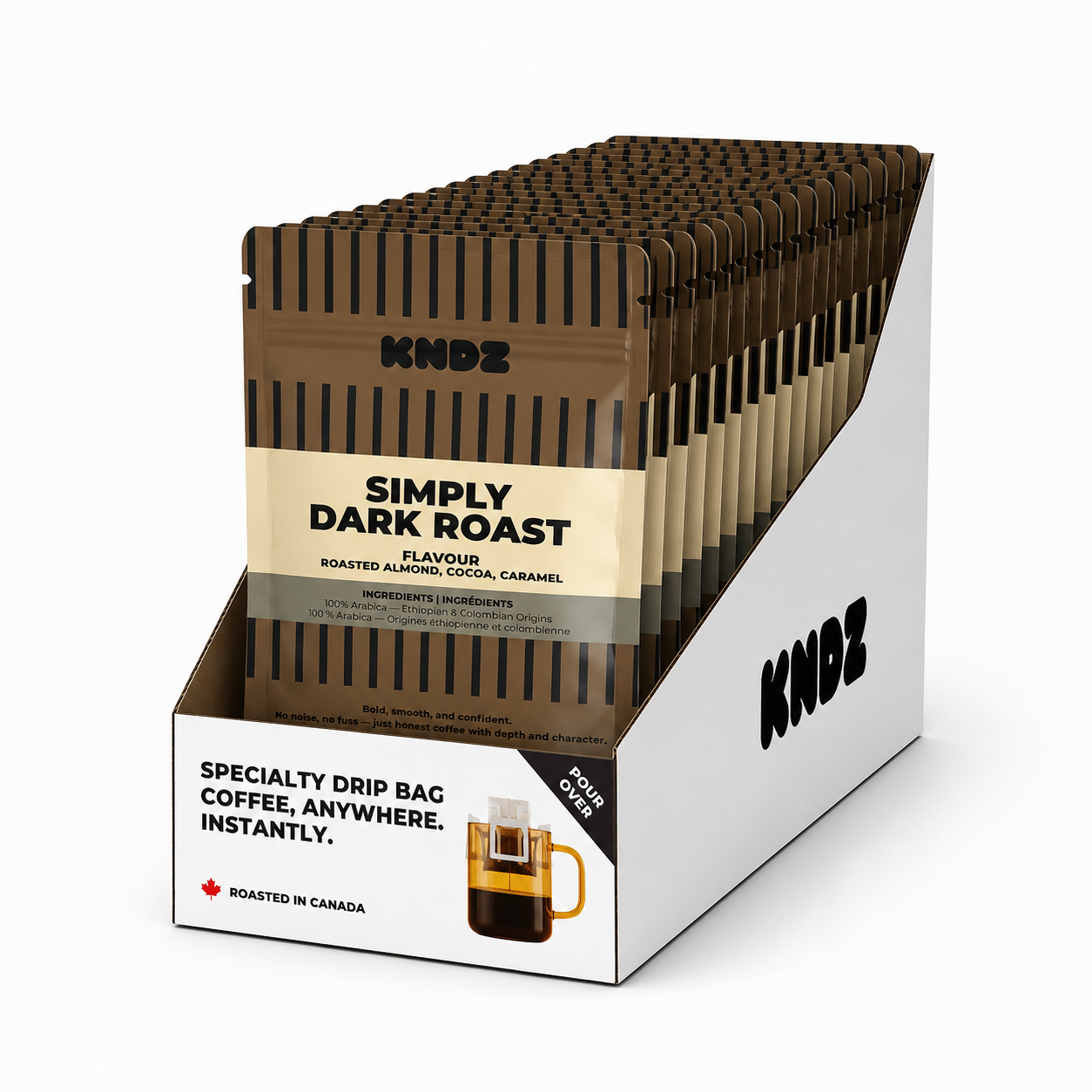 Simply Dark Roast Coffee - Pack of 18