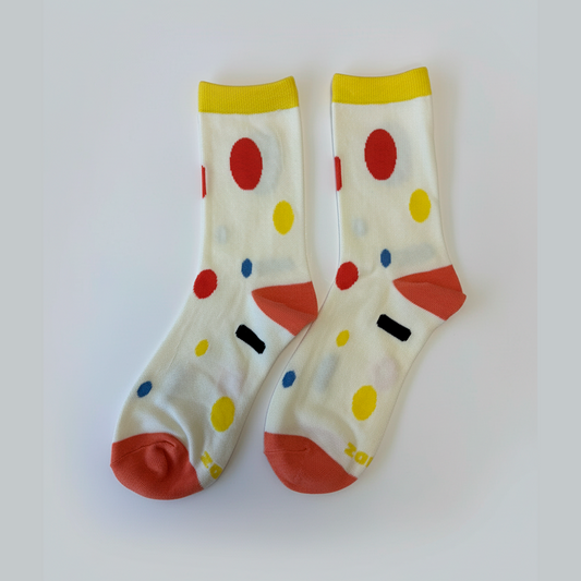 Dot Dash Graphic Socks