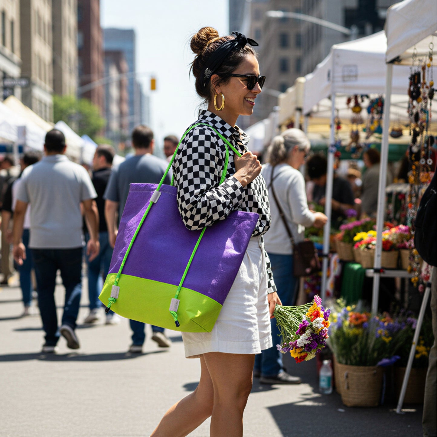 Electric Current Tote Bag