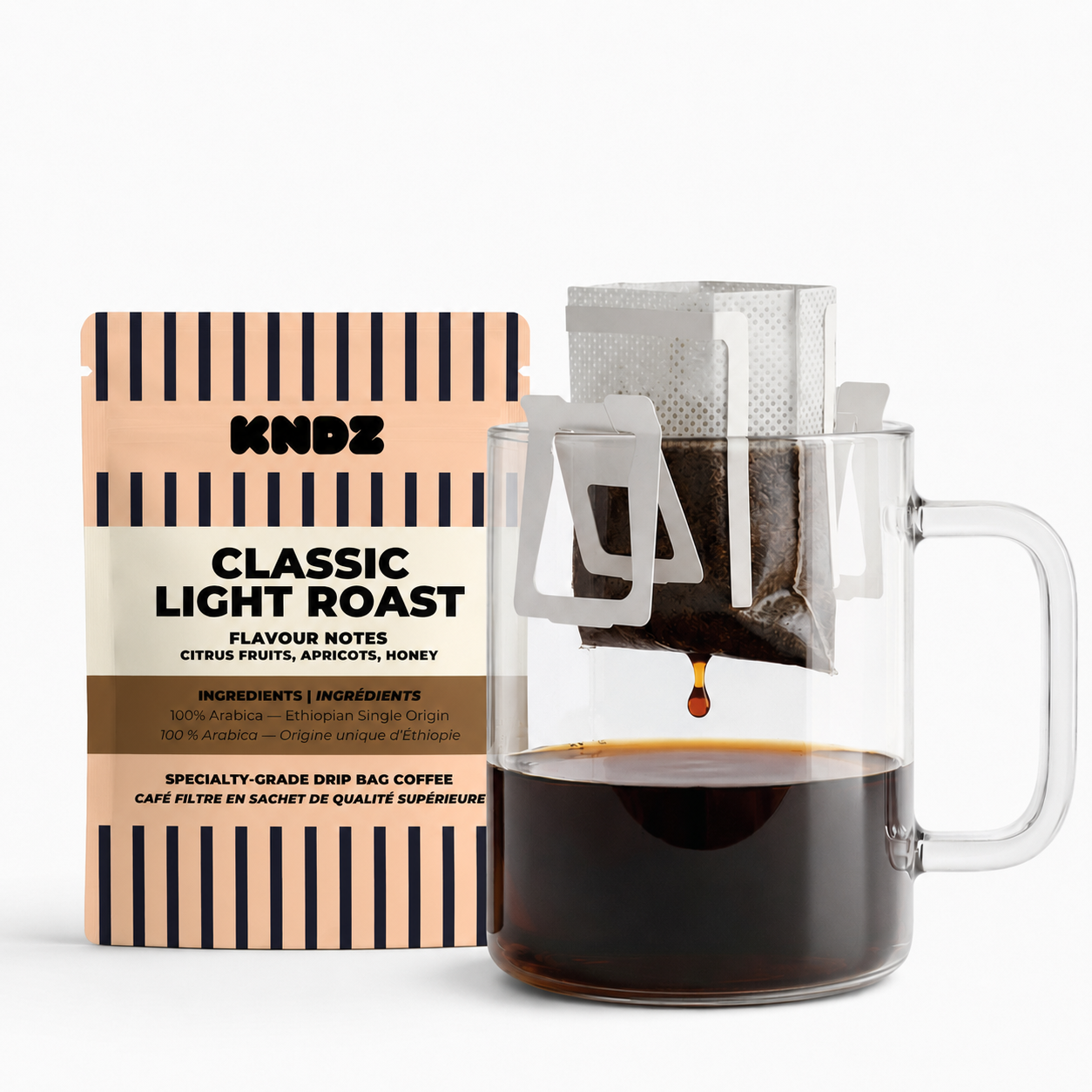 Travel Single Size Pour-Over Drip Bag Coffee