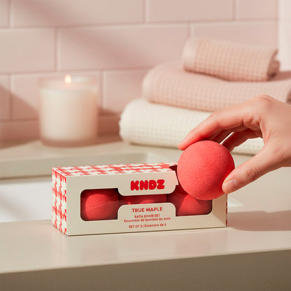 True Maple Bath Bomb Set