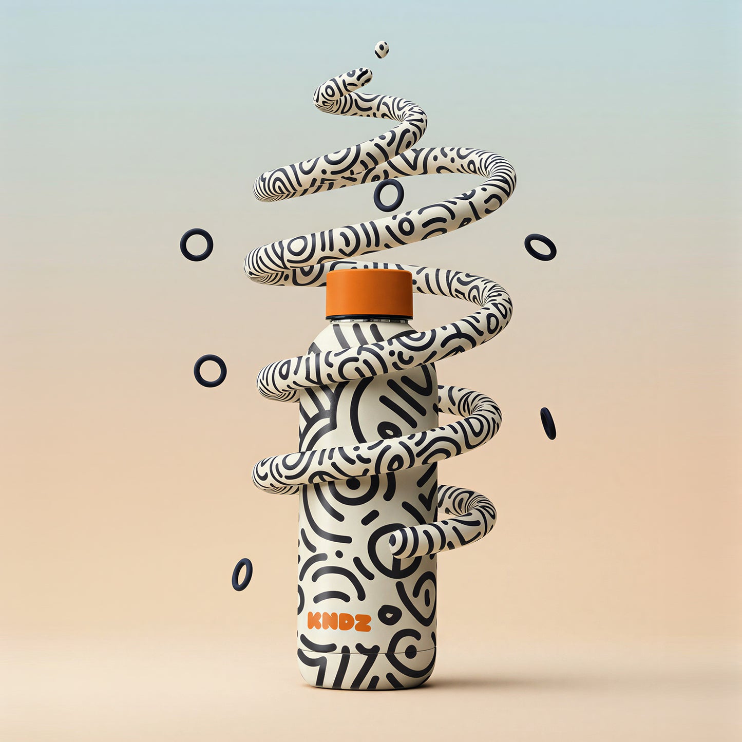 Doodle Path Thermo Bottle 500ml