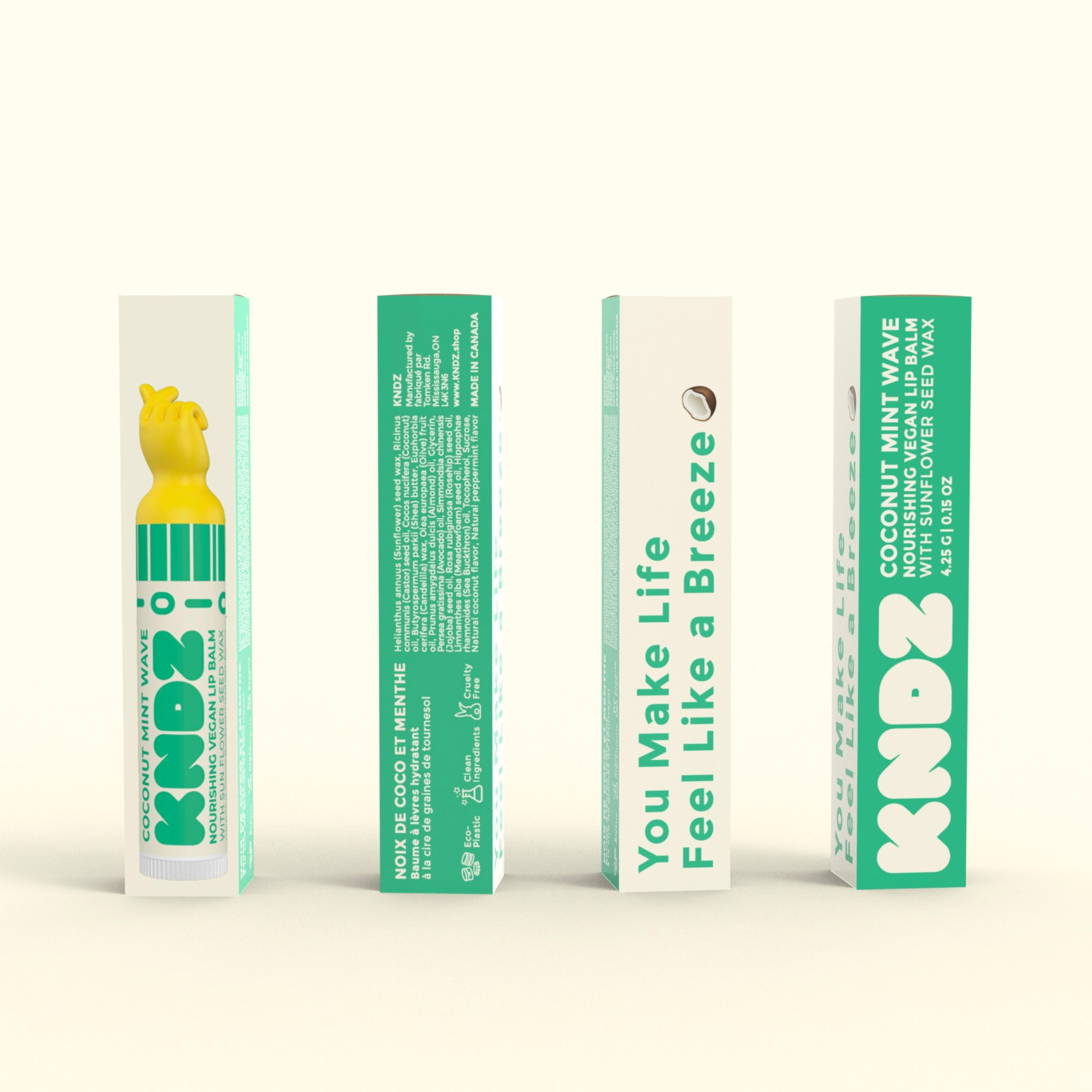 Coconut Mint Wave Vegan Lip Balm - Image 2