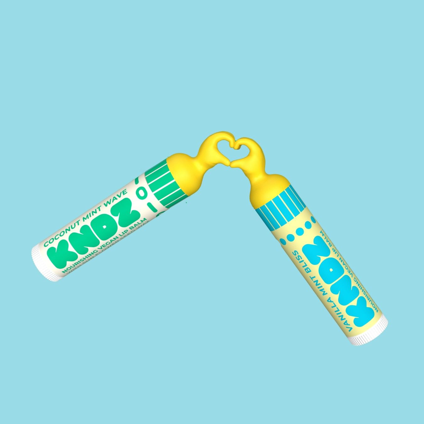 Vegan lip balm - Love Set Square 5