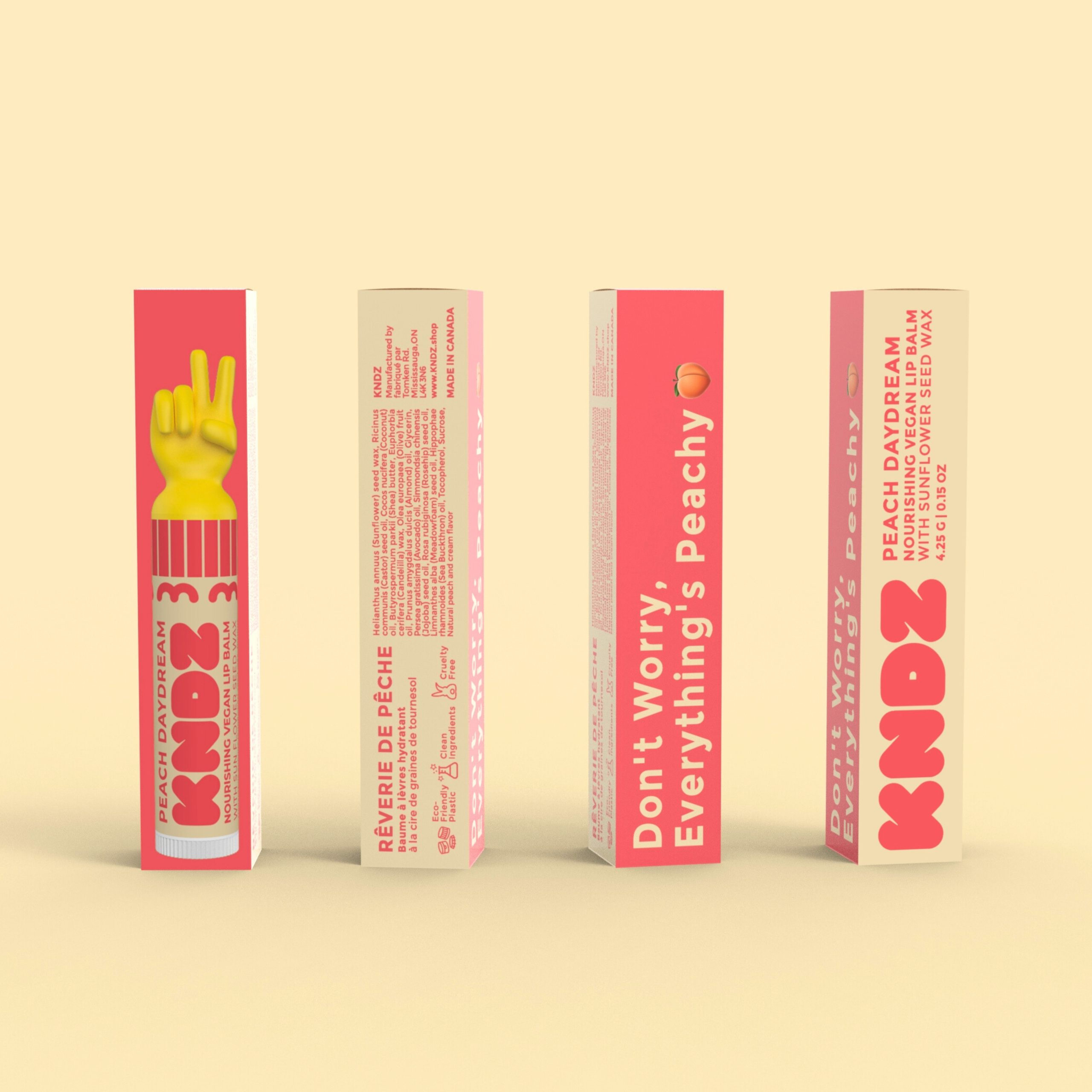 Peach Daydream Vegan Lip Balm - Image 2